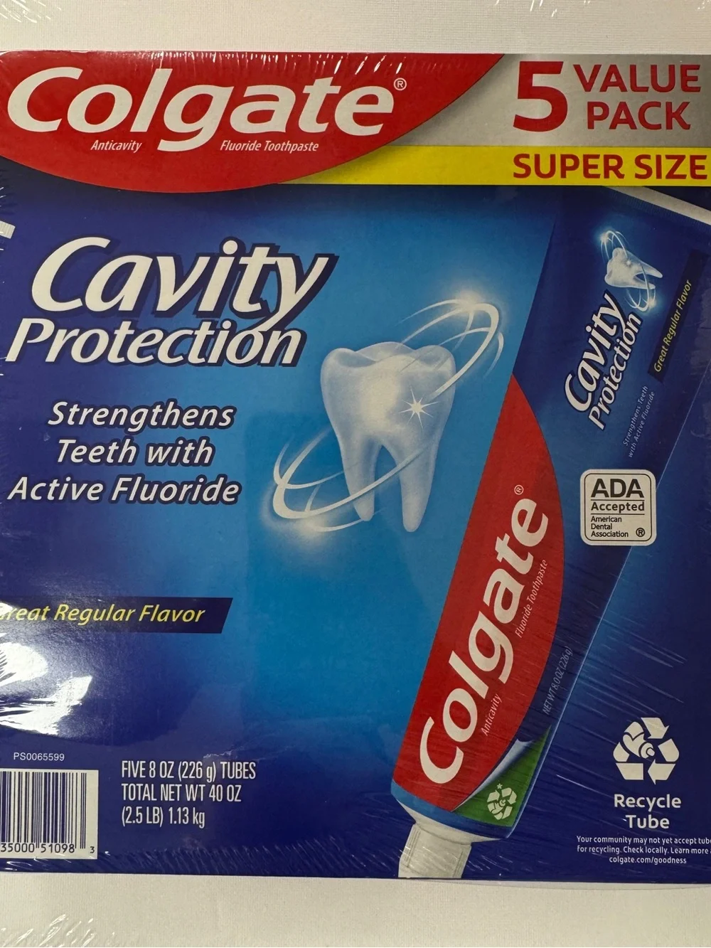 Colgate Cavity Protection Toothpaste 8oz~5pk